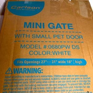 Carlson Pet Products MINI Pet Gate with Small Door